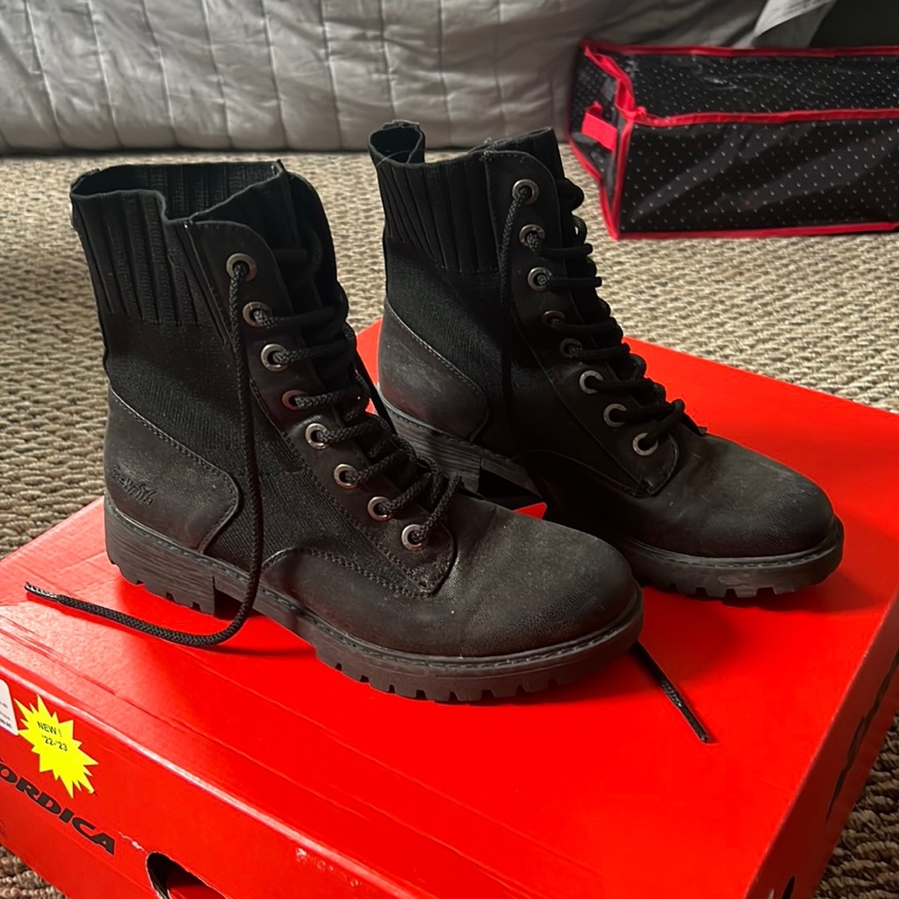 Ankle Lace Up Combat Boots
